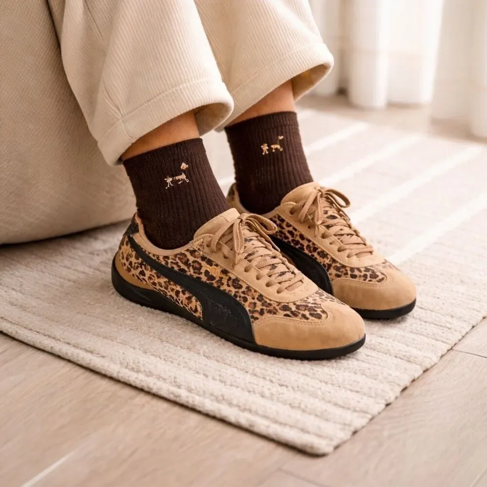 Anthropologie Trouser Icon Socks Set Hunting Dog Duck Earth Tone NWT